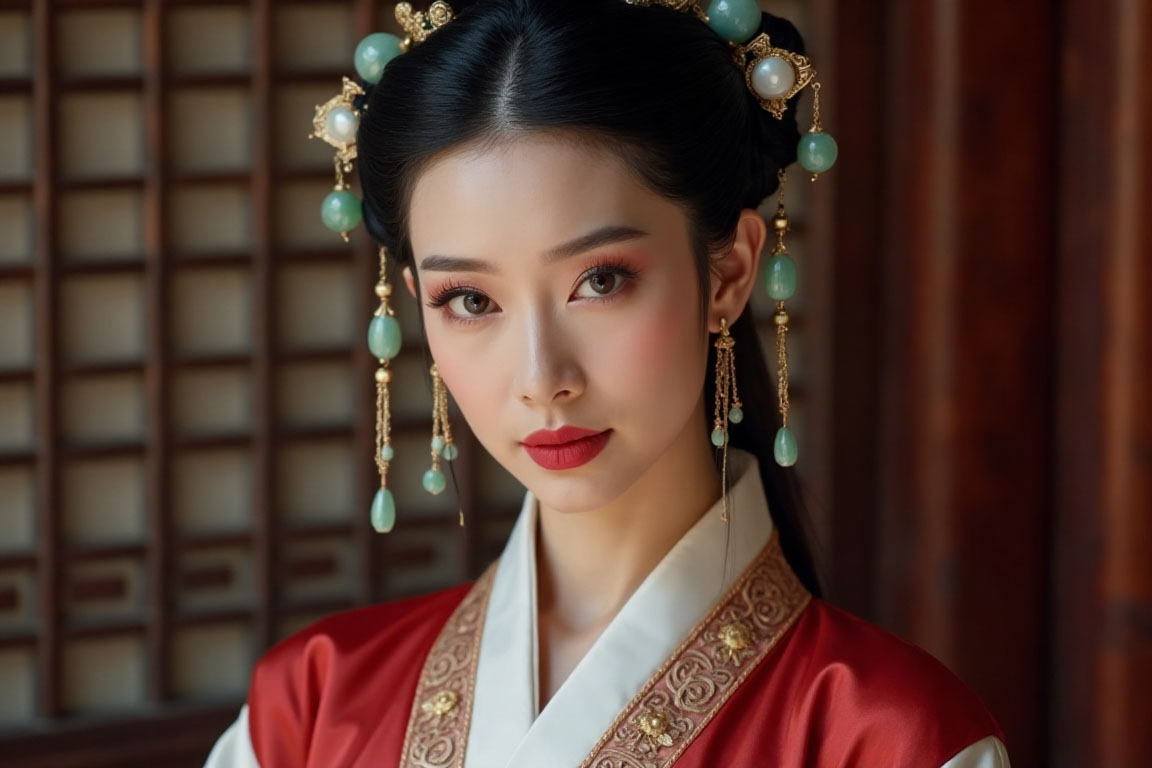 Makeup in the style of Ancient China
